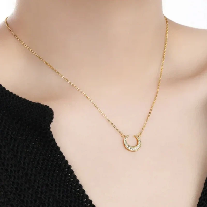 Collier Demi-Lune Inox
