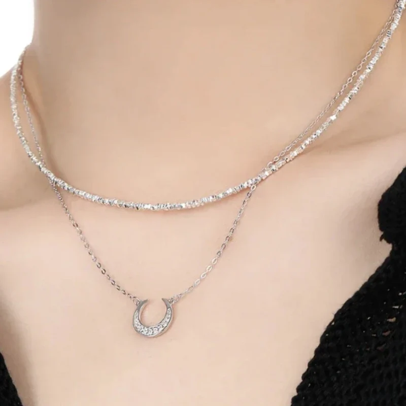 Collier Demi-Lune Inox