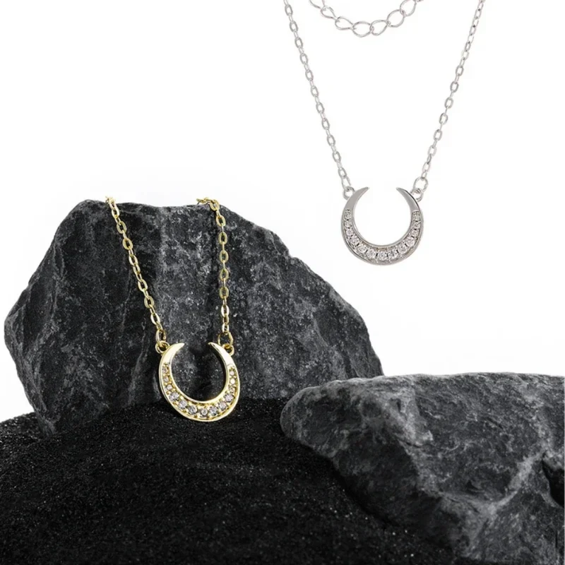 Collier Demi-Lune Inox