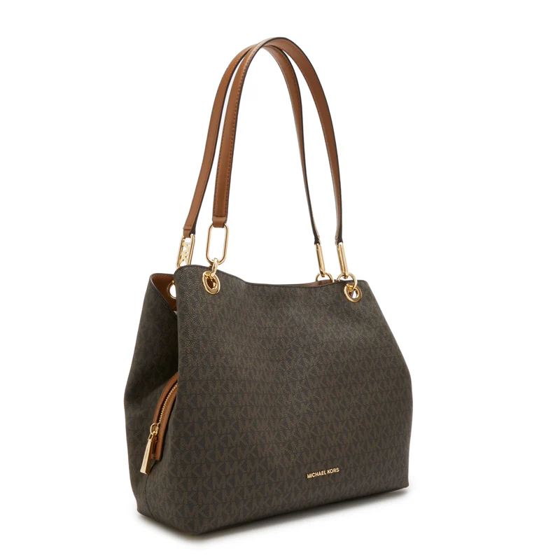 Michael Kors Kensington Sac à Bandoulière Marron 30F3G8KT7B-252