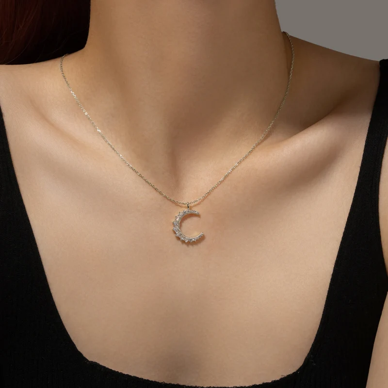 Collier Lune qui Brille