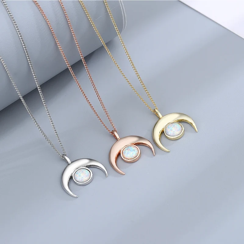 Collier Demi-Lune Diamant