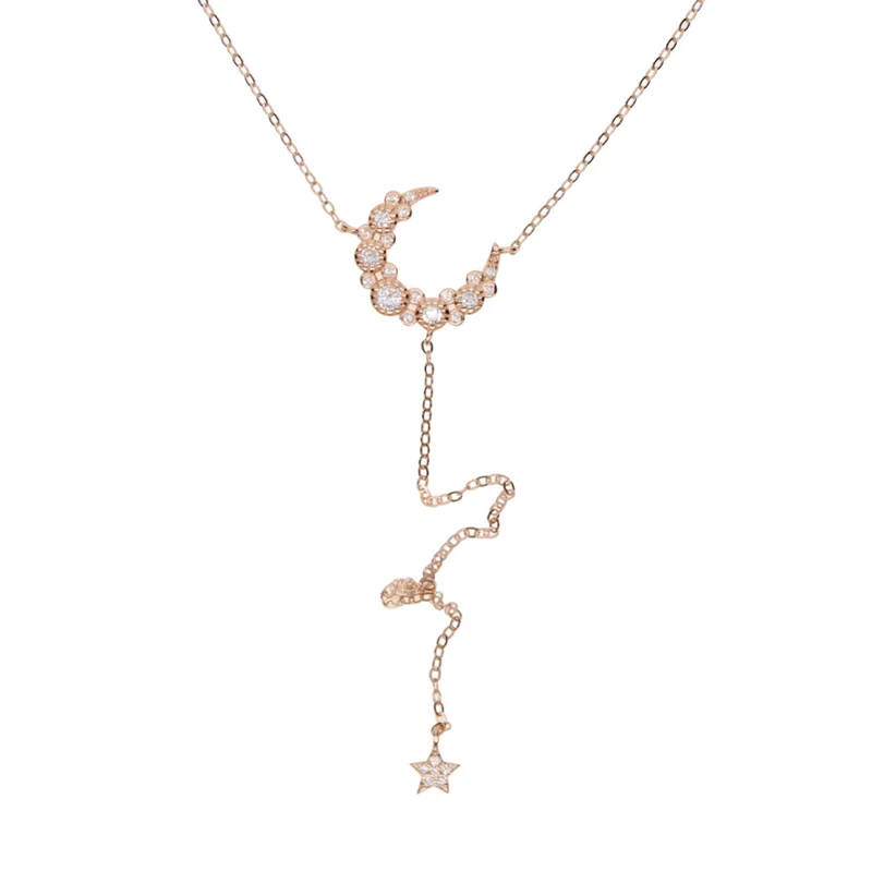 Collier Lune Diamant