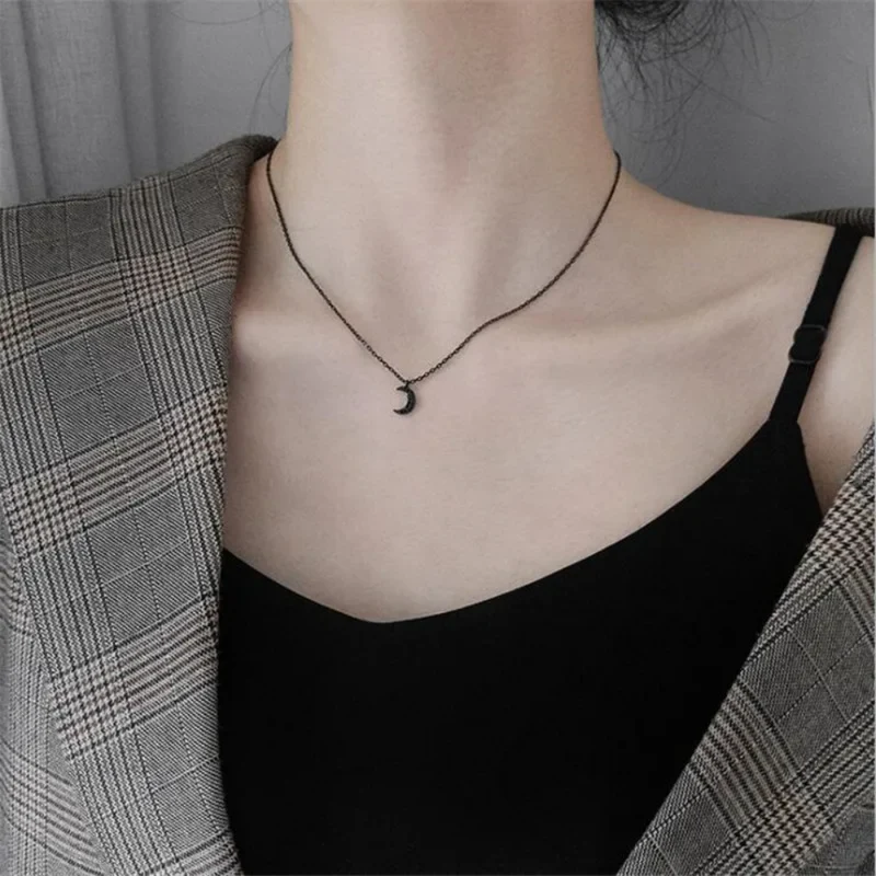 Collier Lune Noir