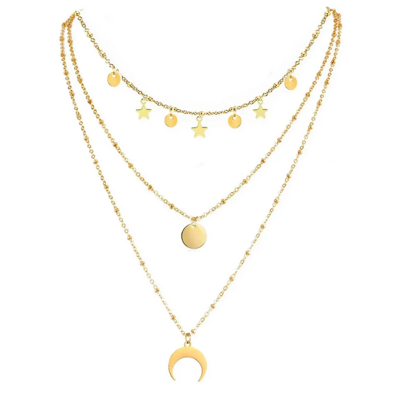 Triple Collier Lune