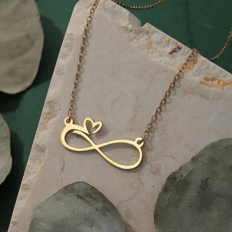 Collier Coeur Infini Or