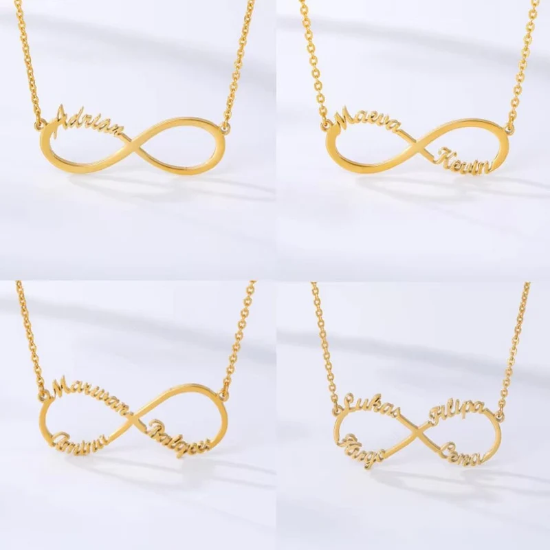 Collier Infini avec Prénom