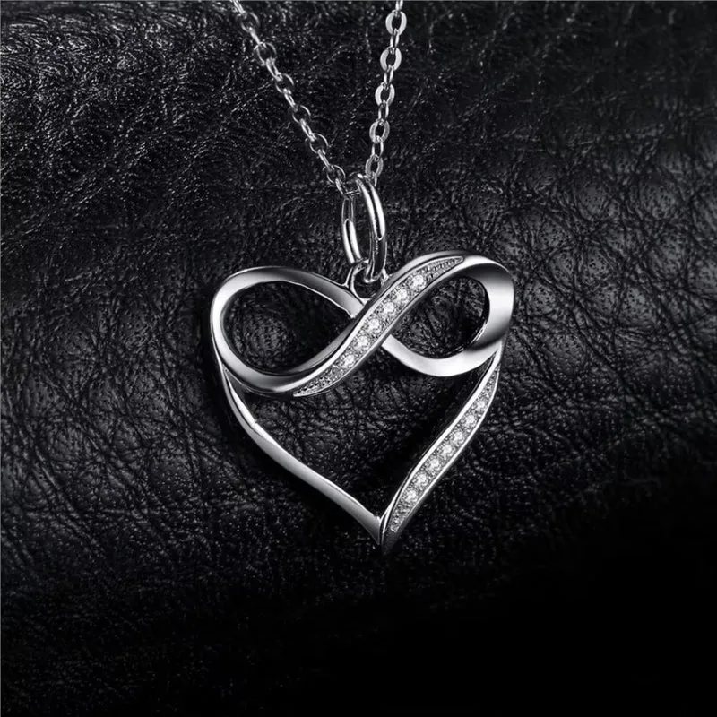Collier Infini Argent Zirconium