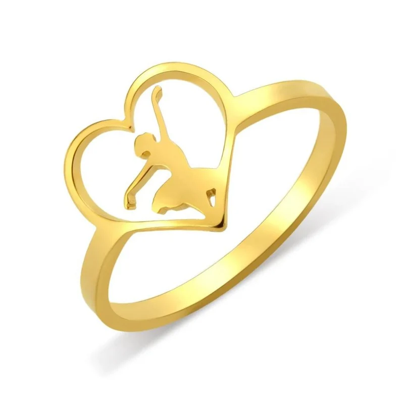 Bague Danseuse en Coeur