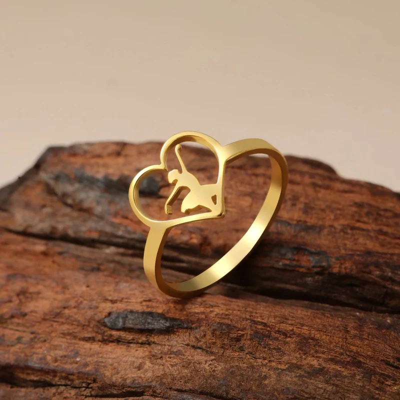 Bague Danseuse en Coeur