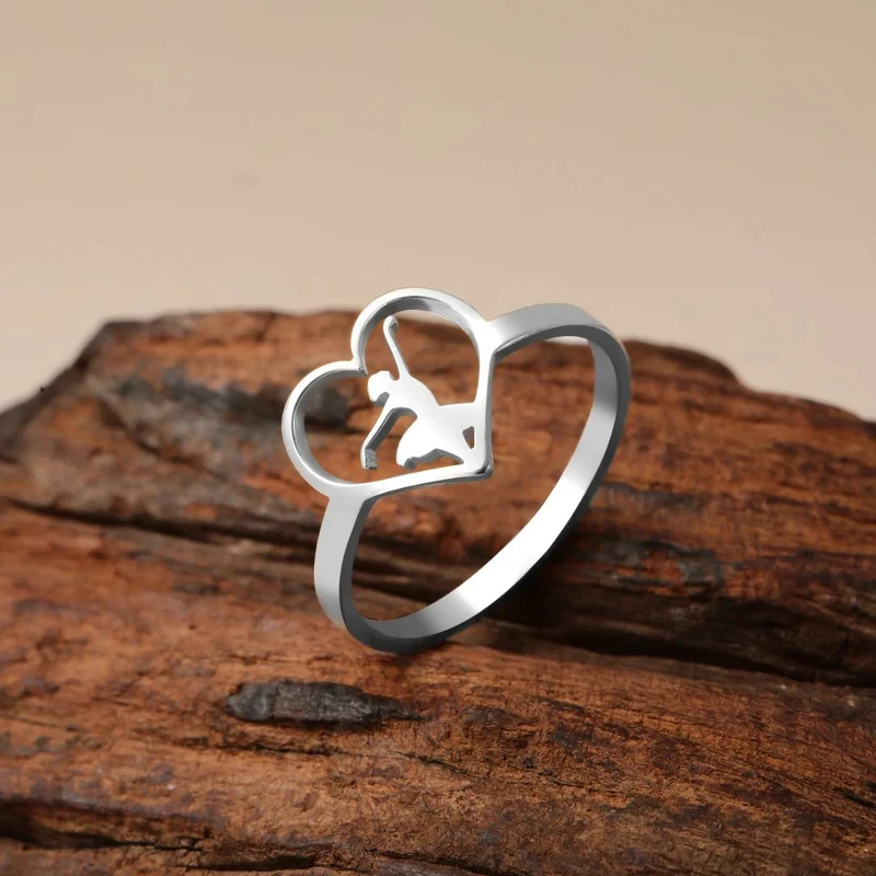 Bague Danseuse en Coeur