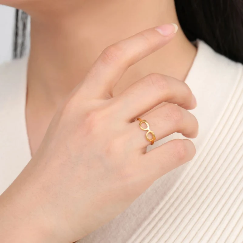 Bague Lunettes Femme