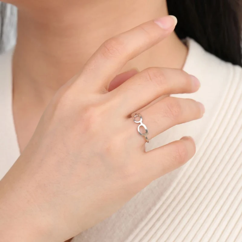 Bague Lunettes Femme