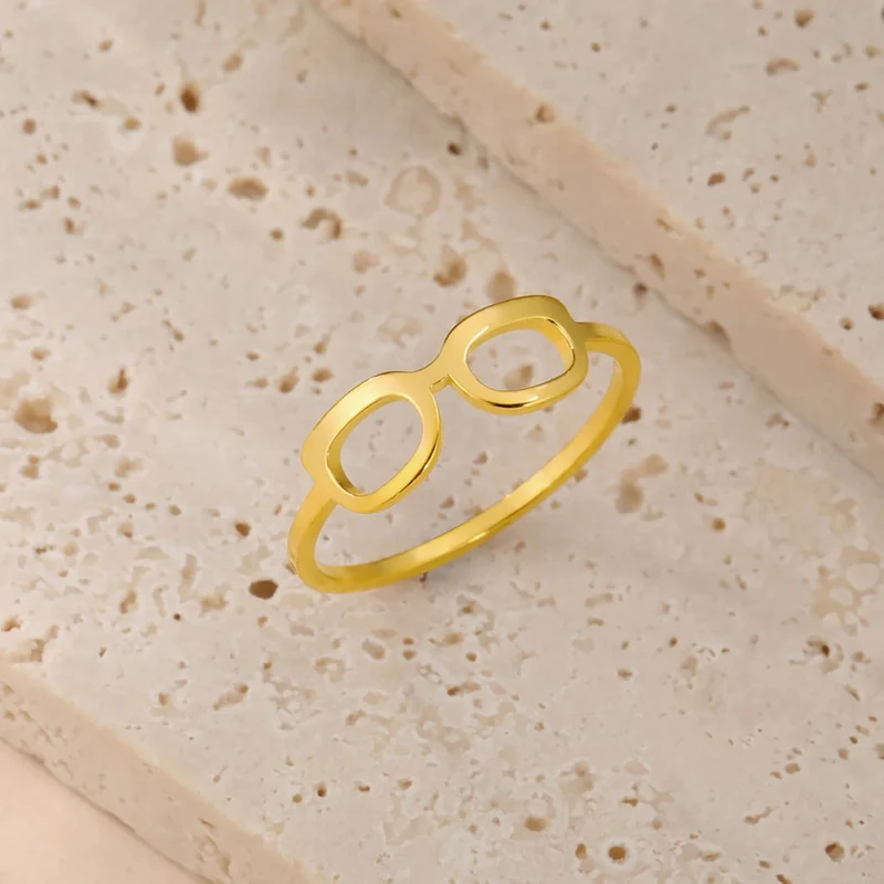 Bague Lunettes Femme