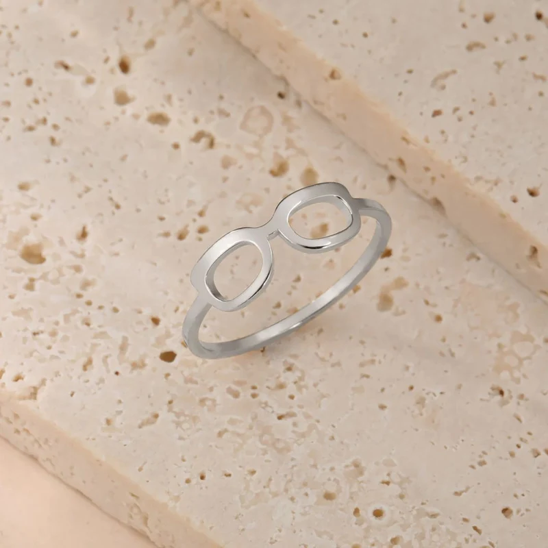 Bague Lunettes Femme