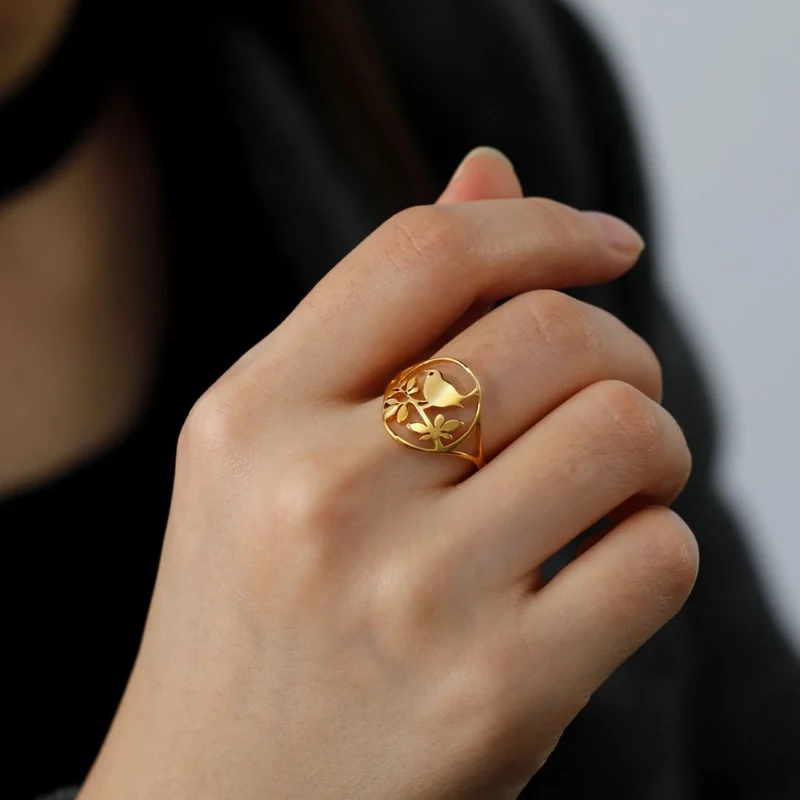 Bague avec Oiseau
