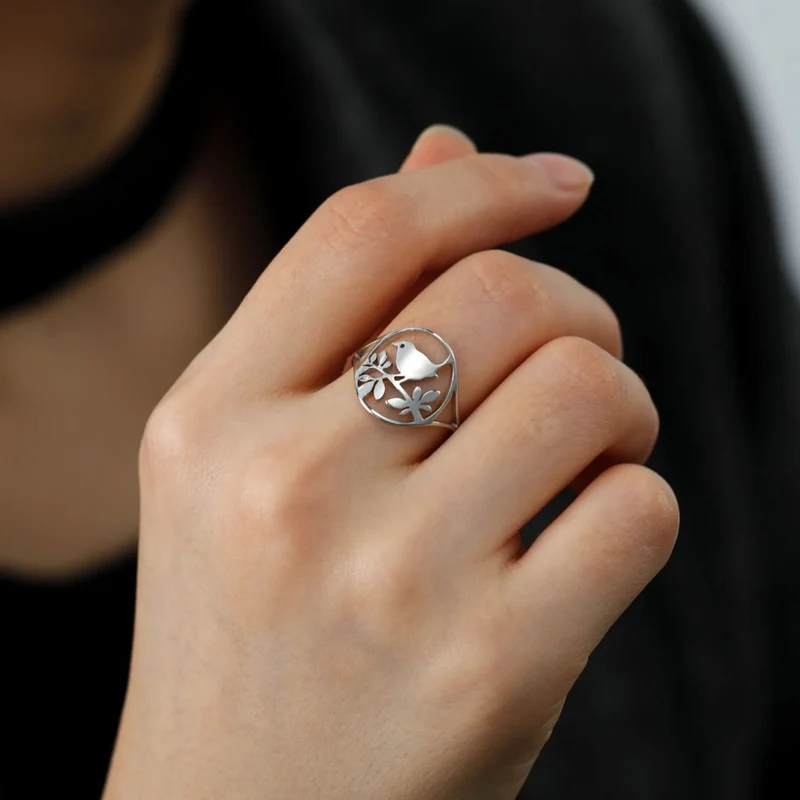Bague avec Oiseau