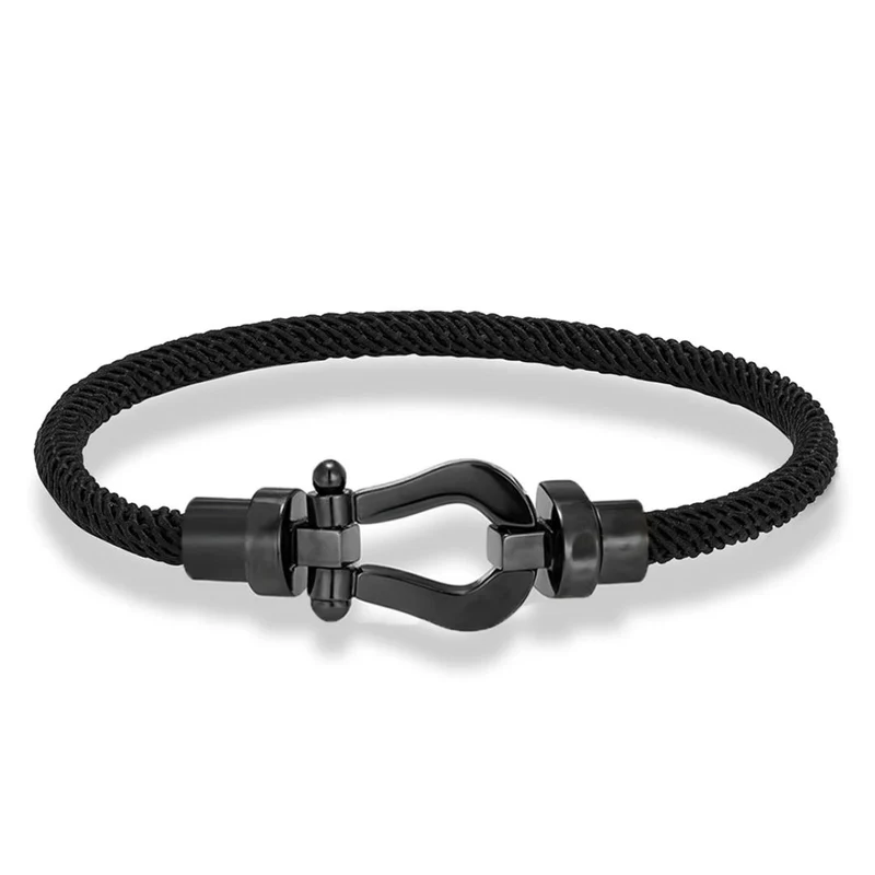 Bracelet Fer à Cheval Tissu