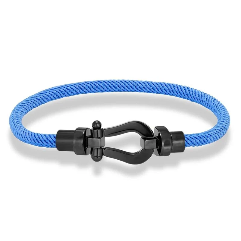 Bracelet Fer à Cheval Tissu