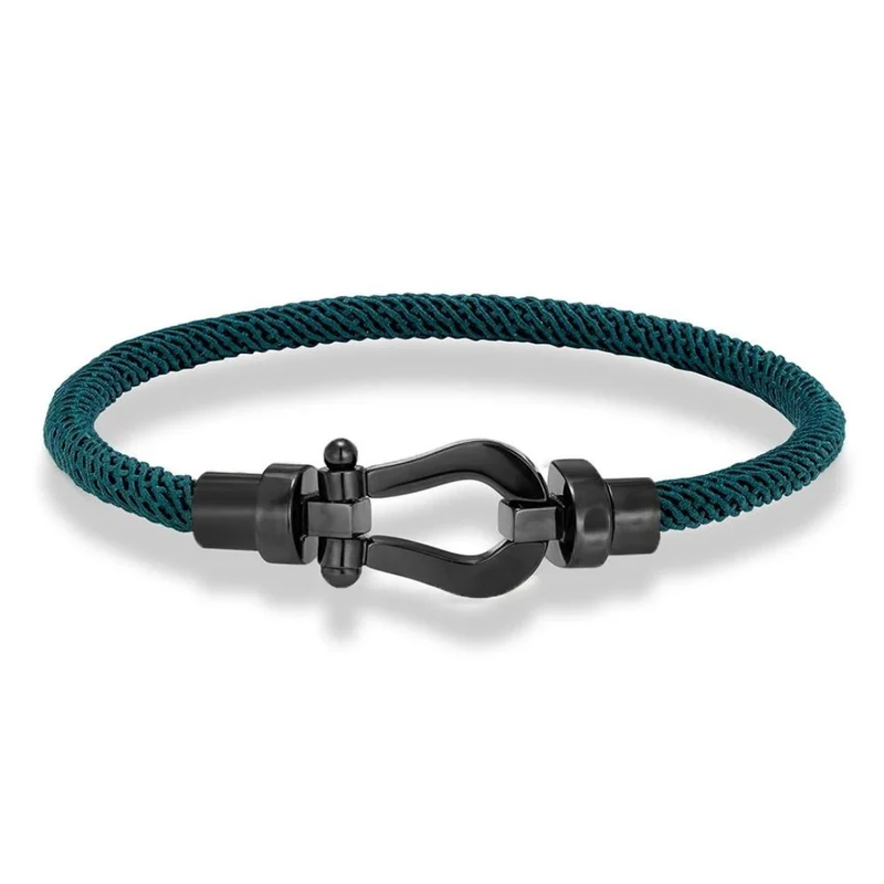 Bracelet Fer à Cheval Tissu