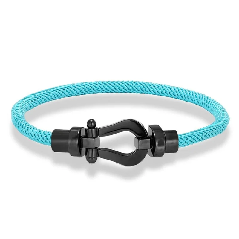 Bracelet Fer à Cheval Tissu
