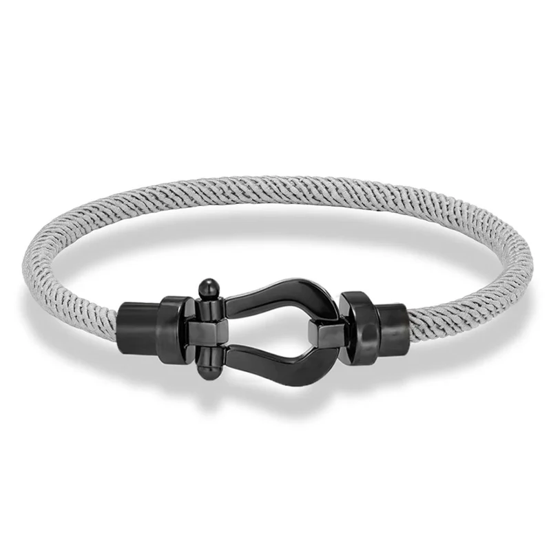 Bracelet Fer à Cheval Tissu
