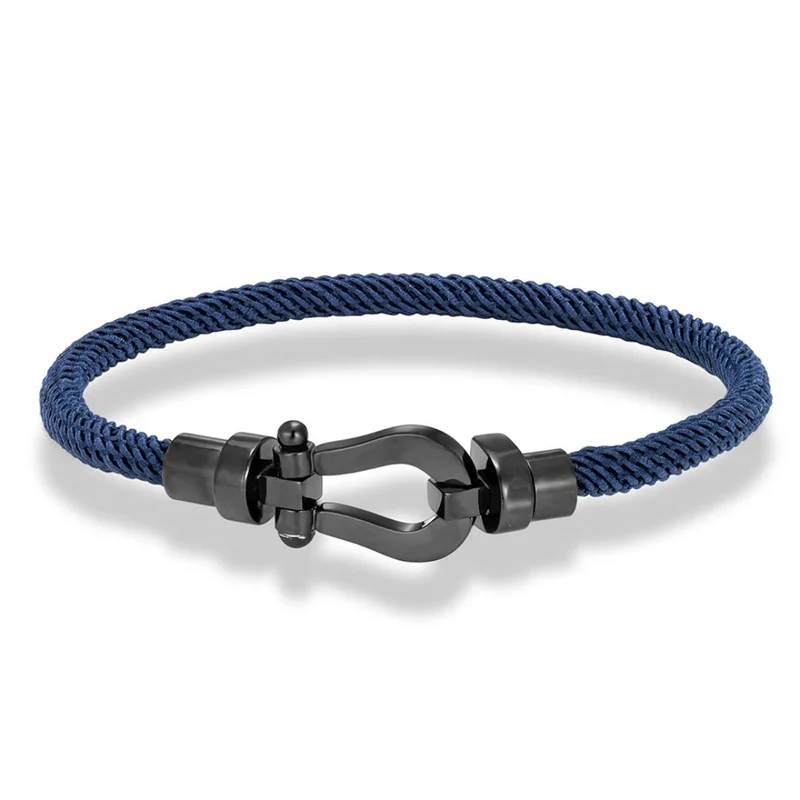 Bracelet Fer à Cheval Tissu