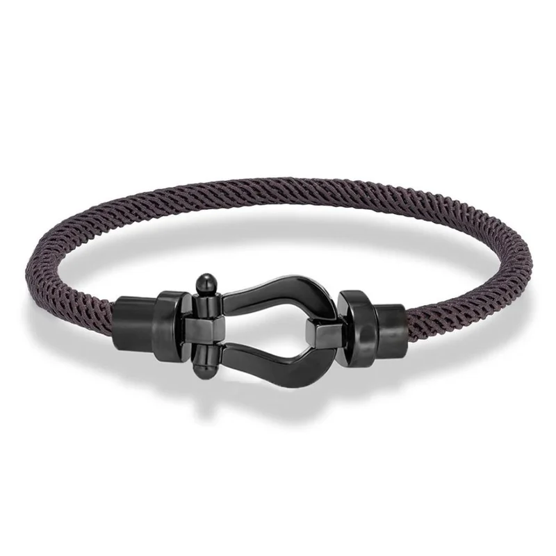 Bracelet Fer à Cheval Tissu