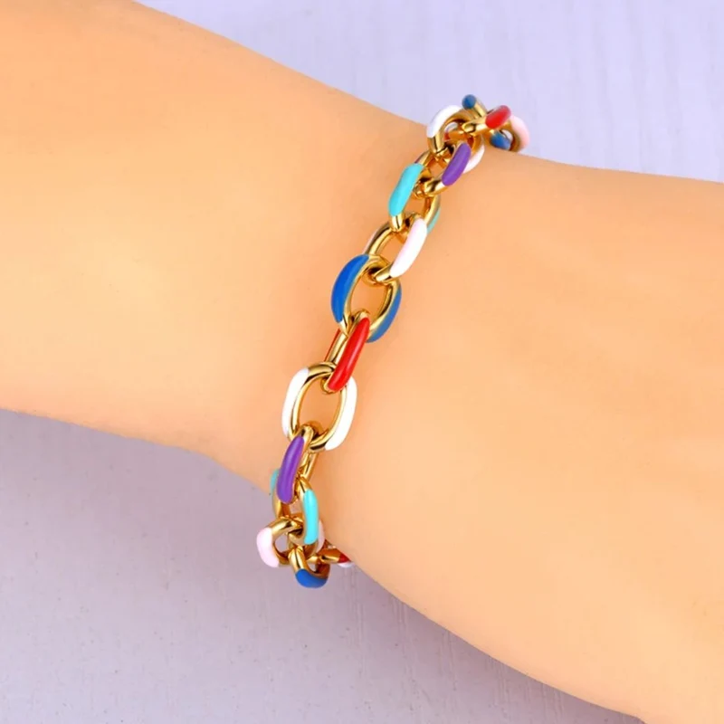 Bracelet Émail Coloré
