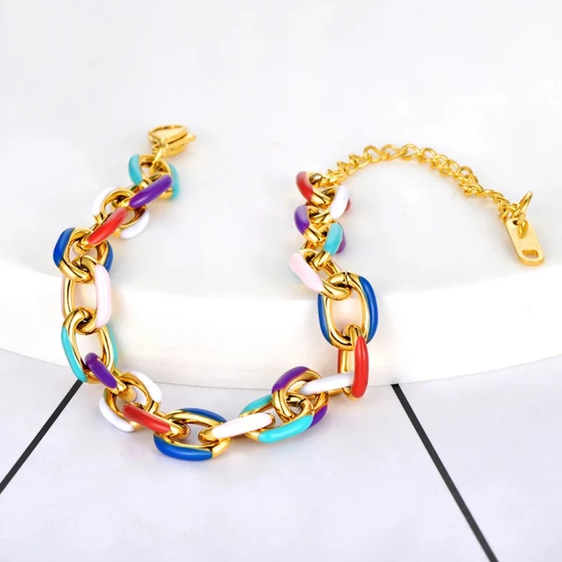 Bracelet Émail Coloré