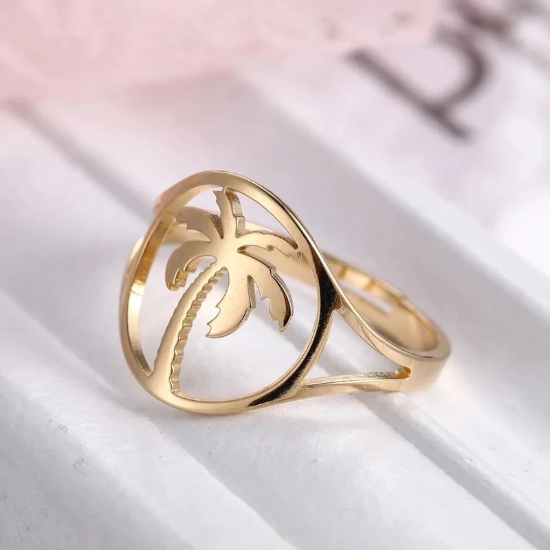 Bague avec Palmier