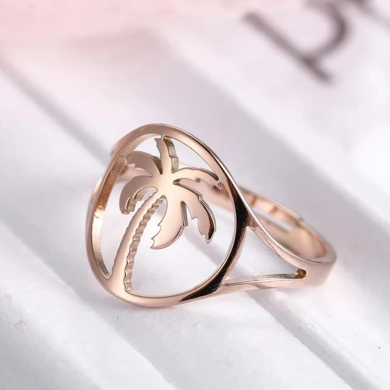 Bague avec Palmier