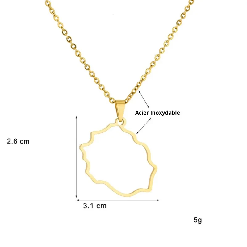 Collier Pendentif Réunion
