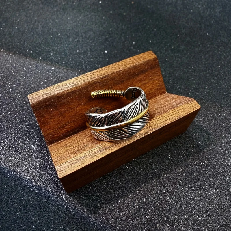 Bague Plume Amérindienne