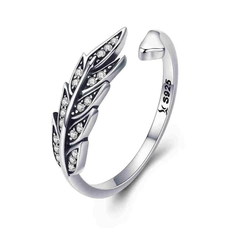 Bague de Fiançailles Plume
