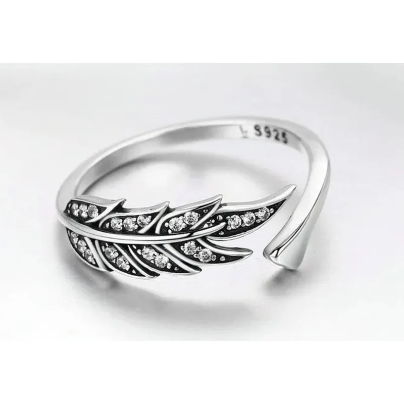 Bague de Fiançailles Plume