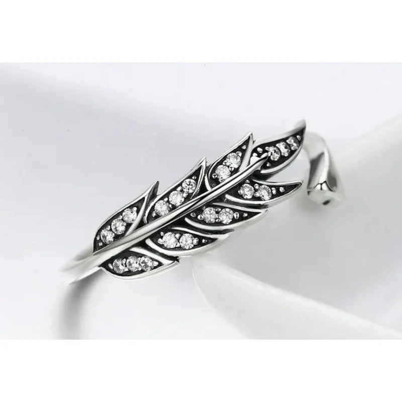 Bague de Fiançailles Plume