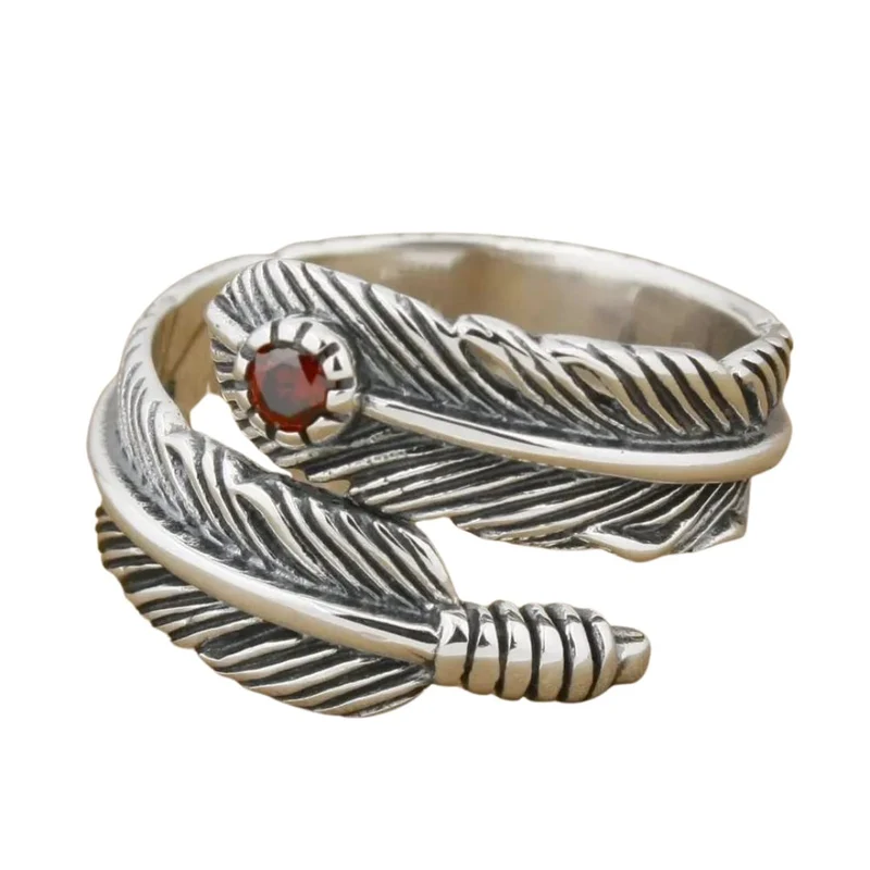 Bague Plume Motard