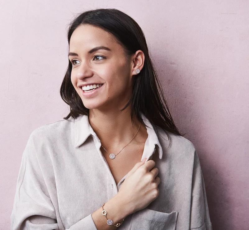 Fossil Bracelet Or rose JF01739791