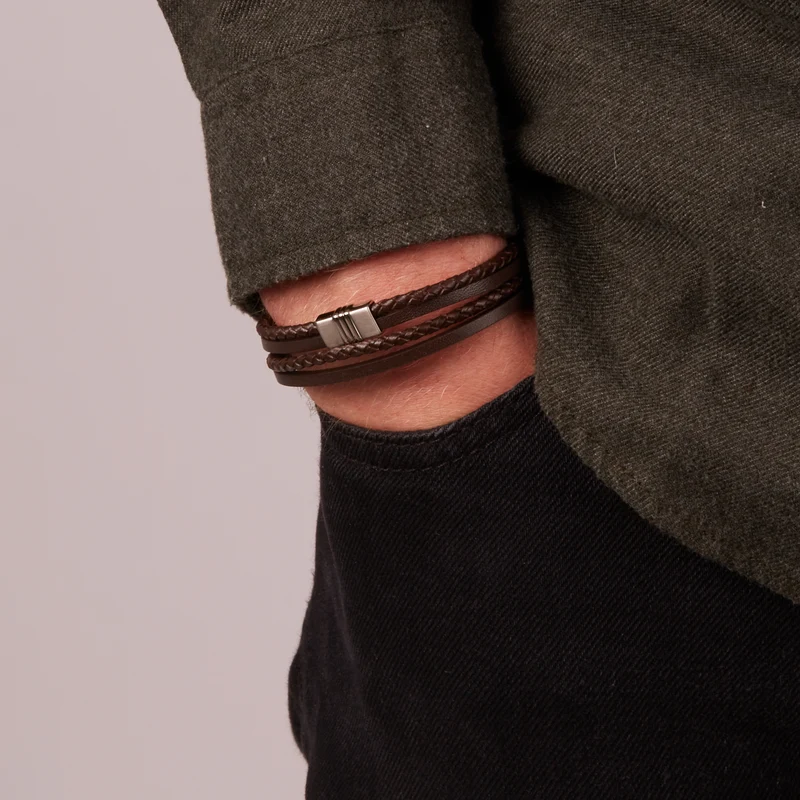 Fossil Vintage Bracelet Marron JF02934040