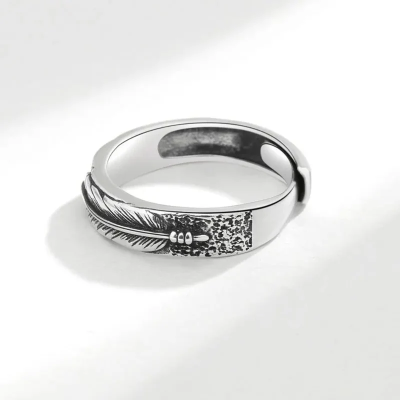 Bague avec Plume