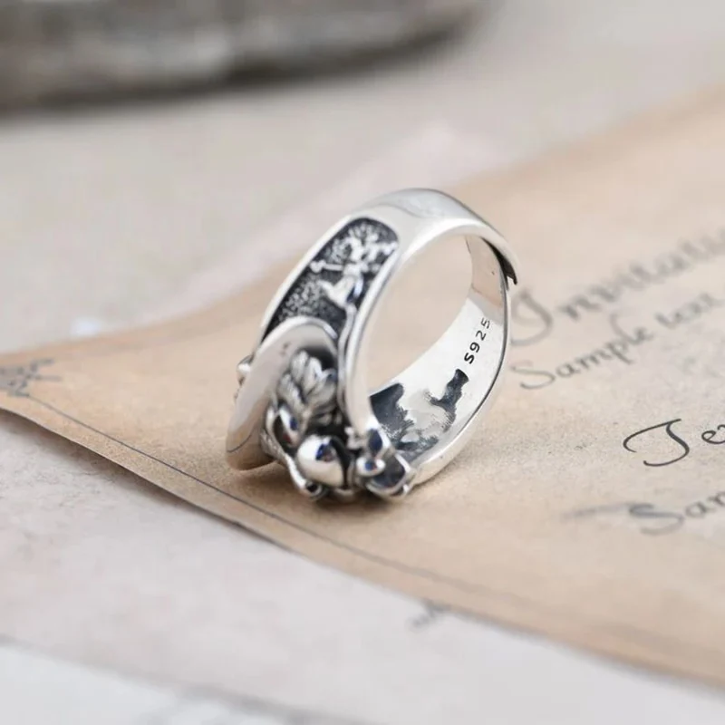Bague Lion Plume