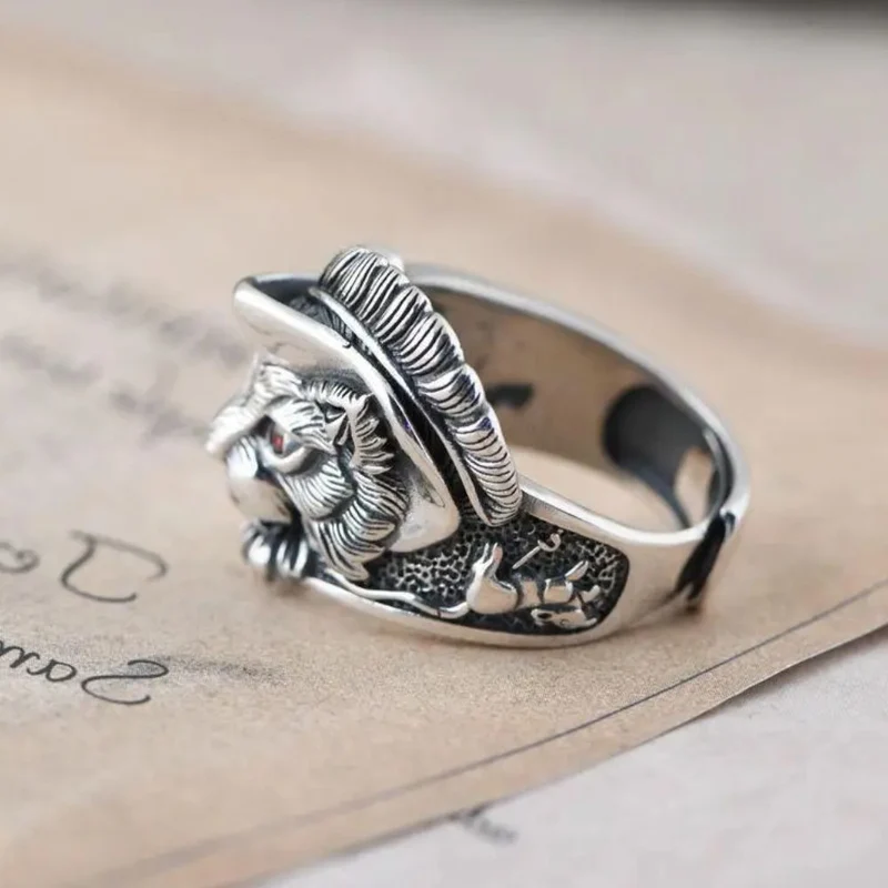 Bague Lion Plume
