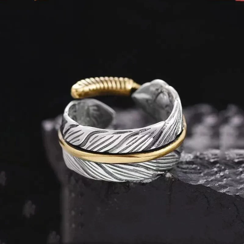 Bague Plume Argent