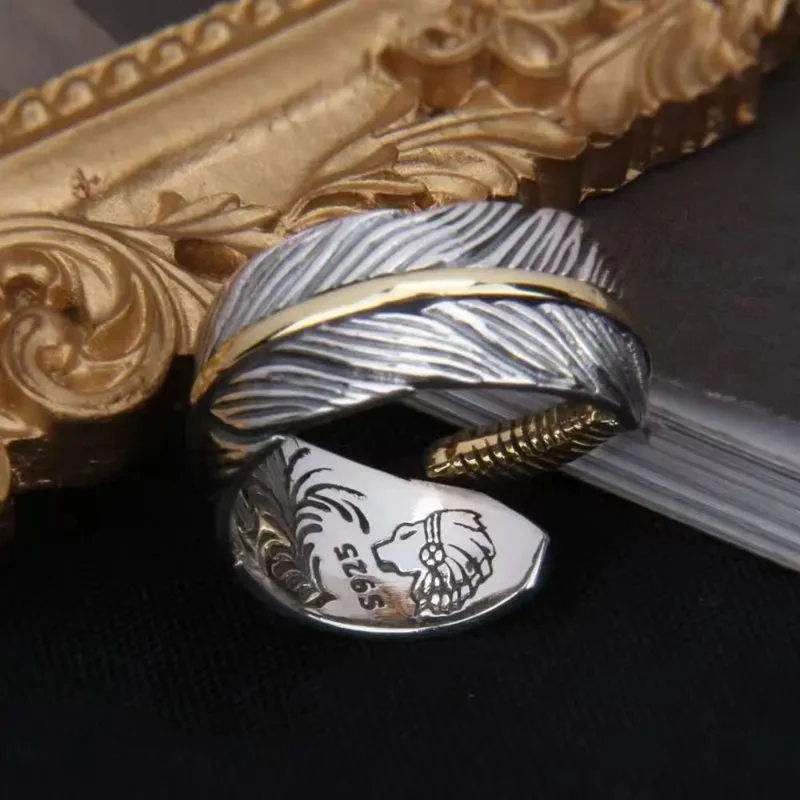 Bague Plume Argent