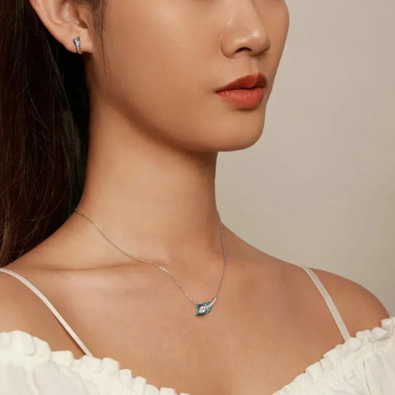 Collier Plume Couleur