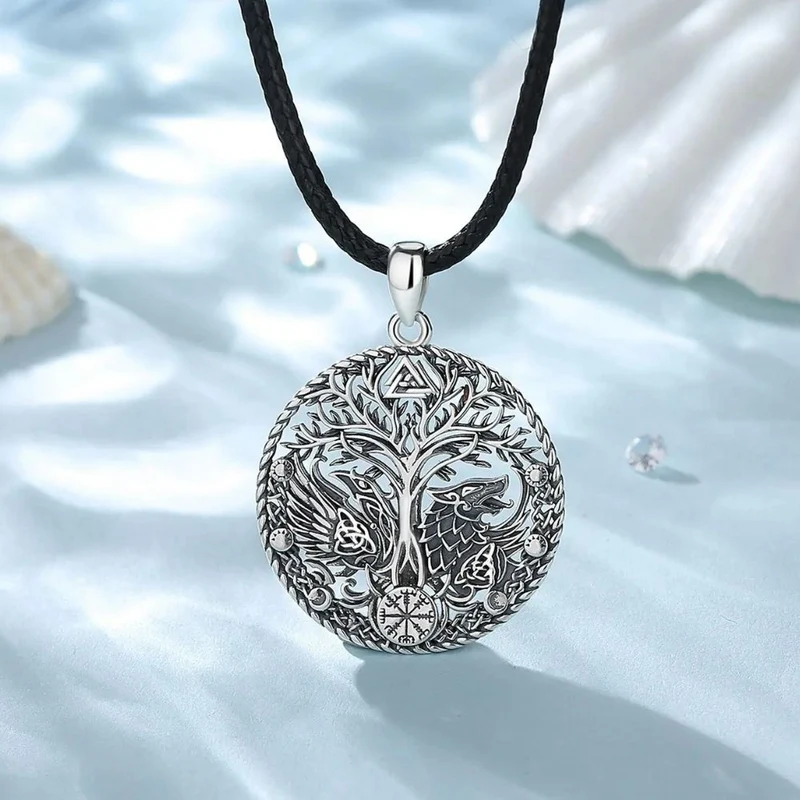 Collier Arbre de Vie Loup