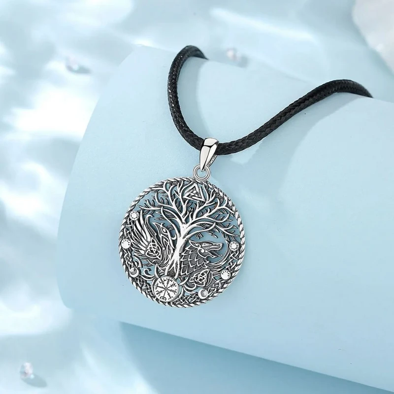 Collier Arbre de Vie Loup
