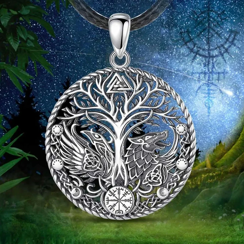Collier Arbre de Vie Loup