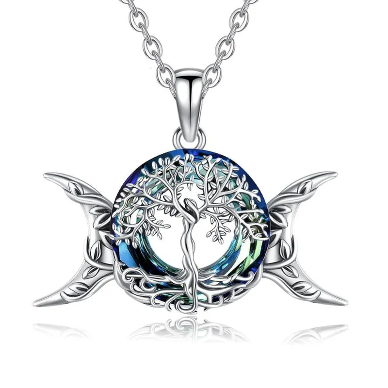 Collier Arbre de Vie Lune